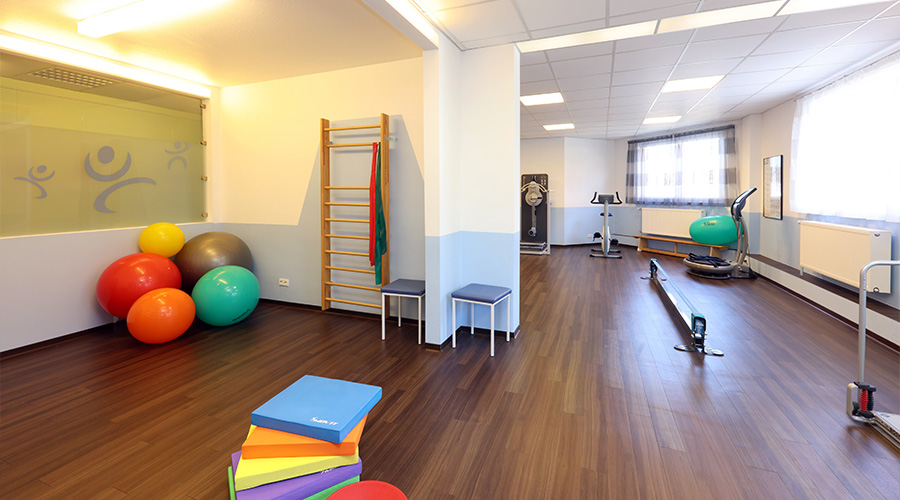 Trainingsraum bei der Physiotherapie Strohschnitter in Langen
